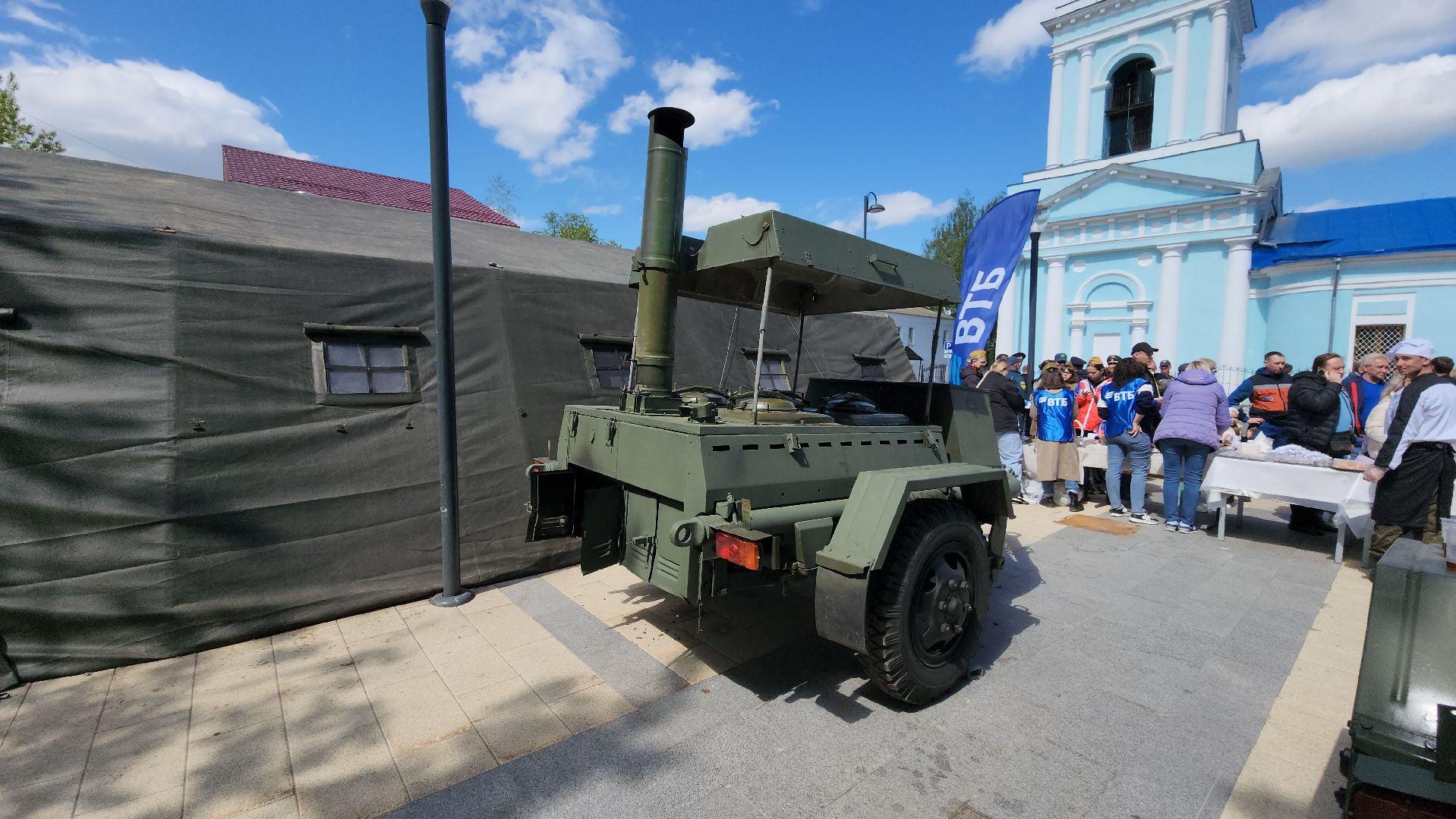 кашира, день победы, 9 мая, солдатская каша, раздача еды, праздник,