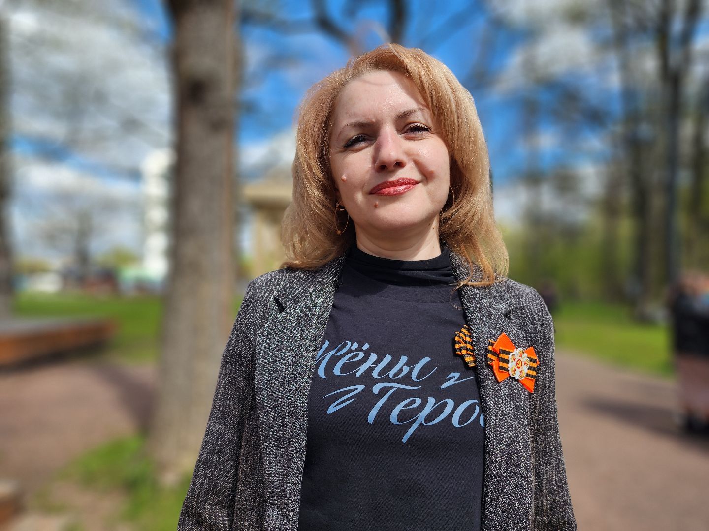 фрязино, 9 мая, концертная программа, песни военных лет, георгиевская лента,