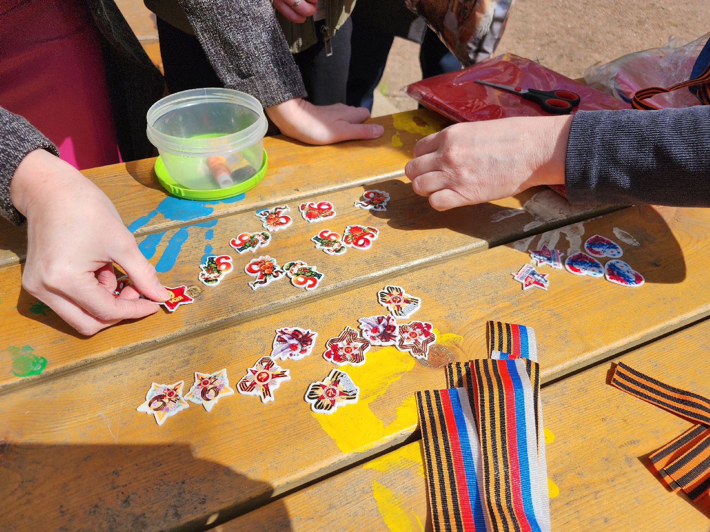 фрязино, 9 мая, концертная программа, песни военных лет, георгиевская лента,