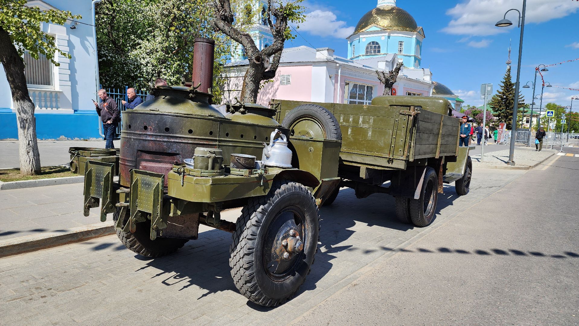 кашира, праздник , день победы, 9 мая, выставка военной техники,