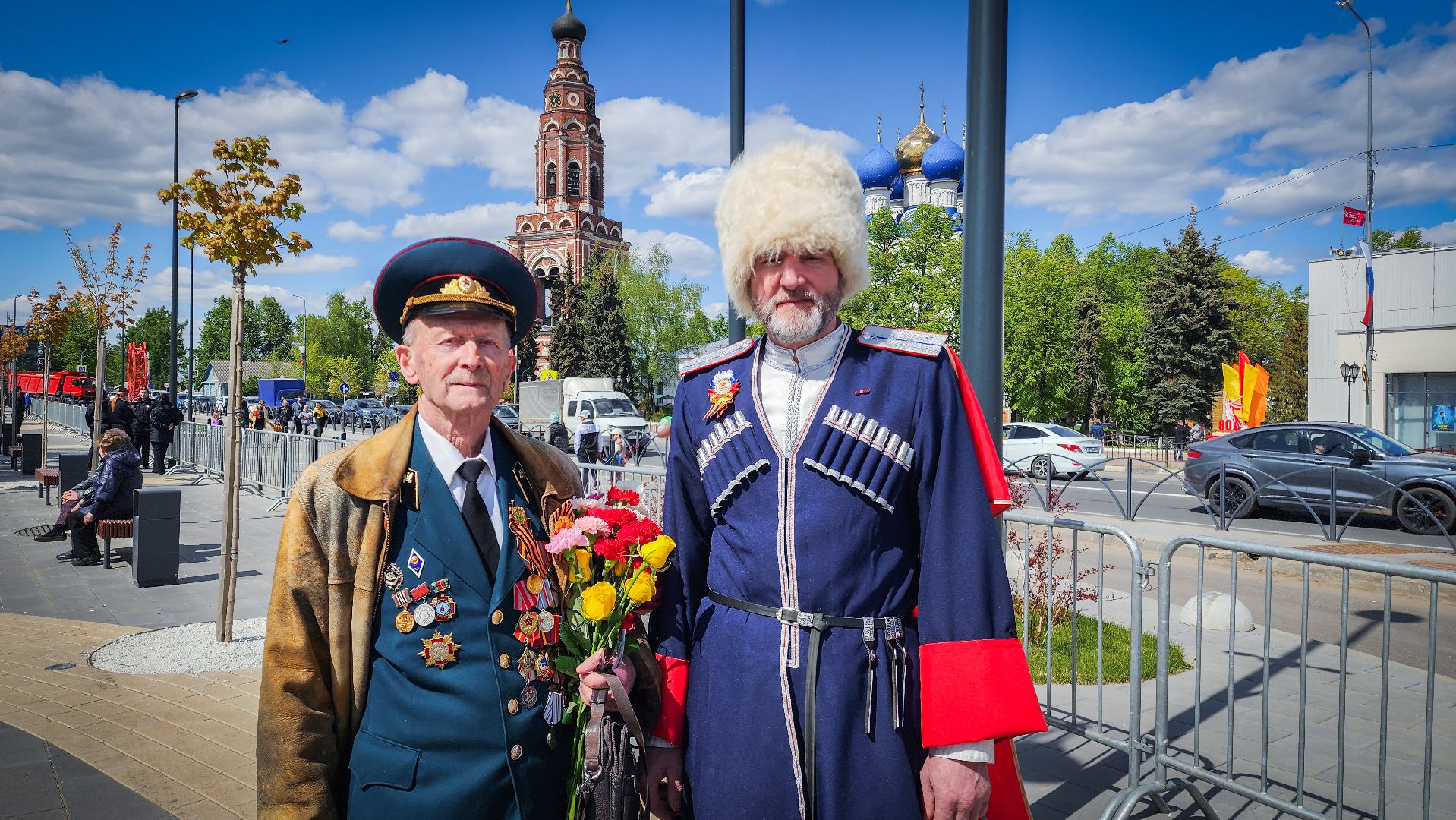 бронницы, день победы в бронницах, возложение цветов в день победы,
