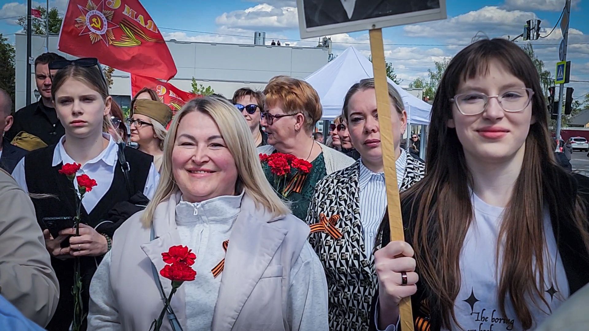бронницы, день победы в бронницах, возложение цветов в день победы,