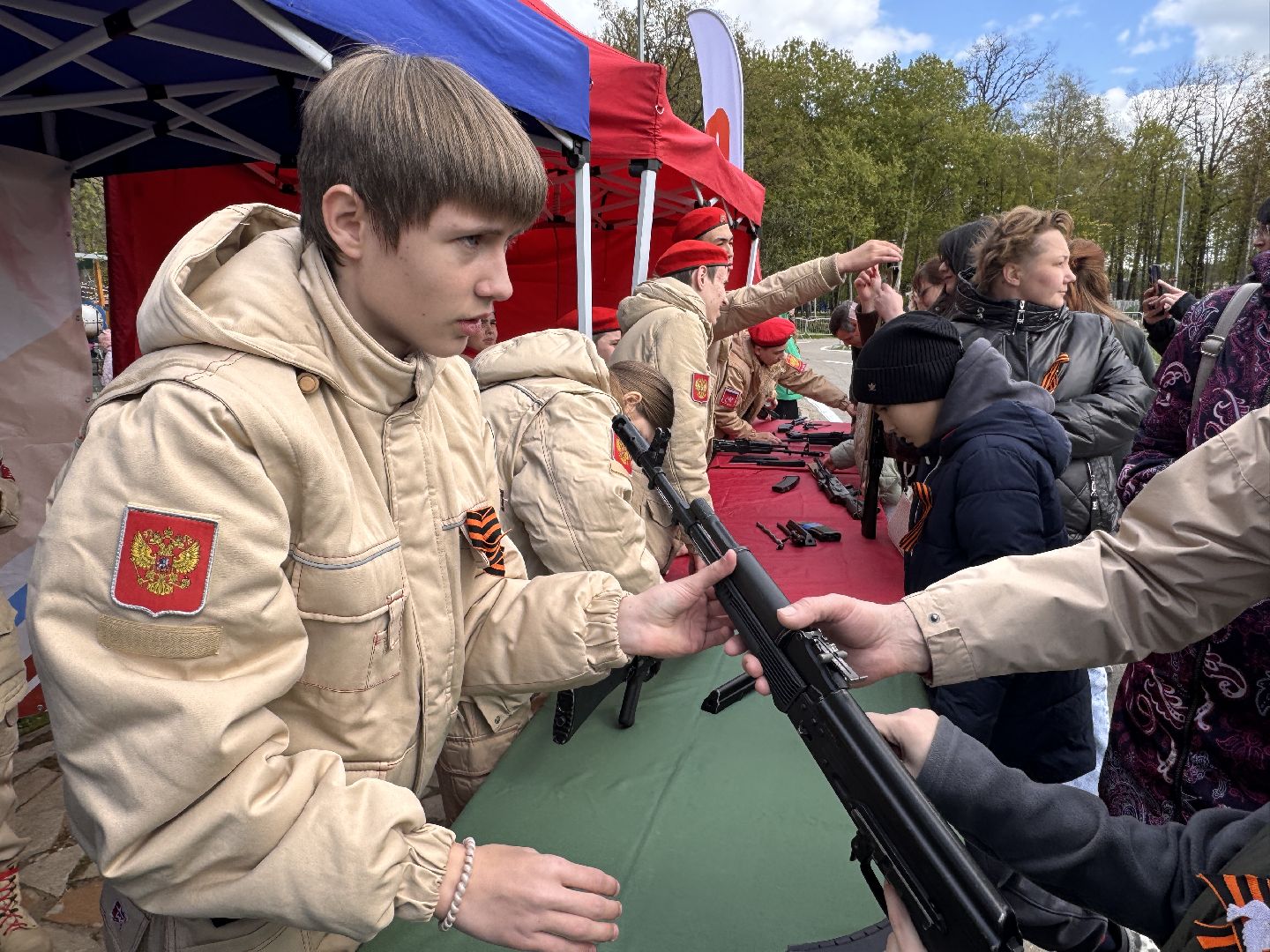 одинцовский парк культуры спорта и отдыха, День Победы в Одинцово, 9 мая, Юнармия,