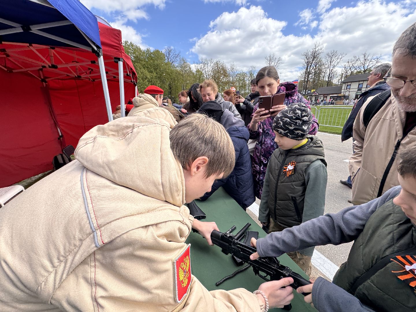 одинцовский парк культуры спорта и отдыха, День Победы в Одинцово, 9 мая, Юнармия,