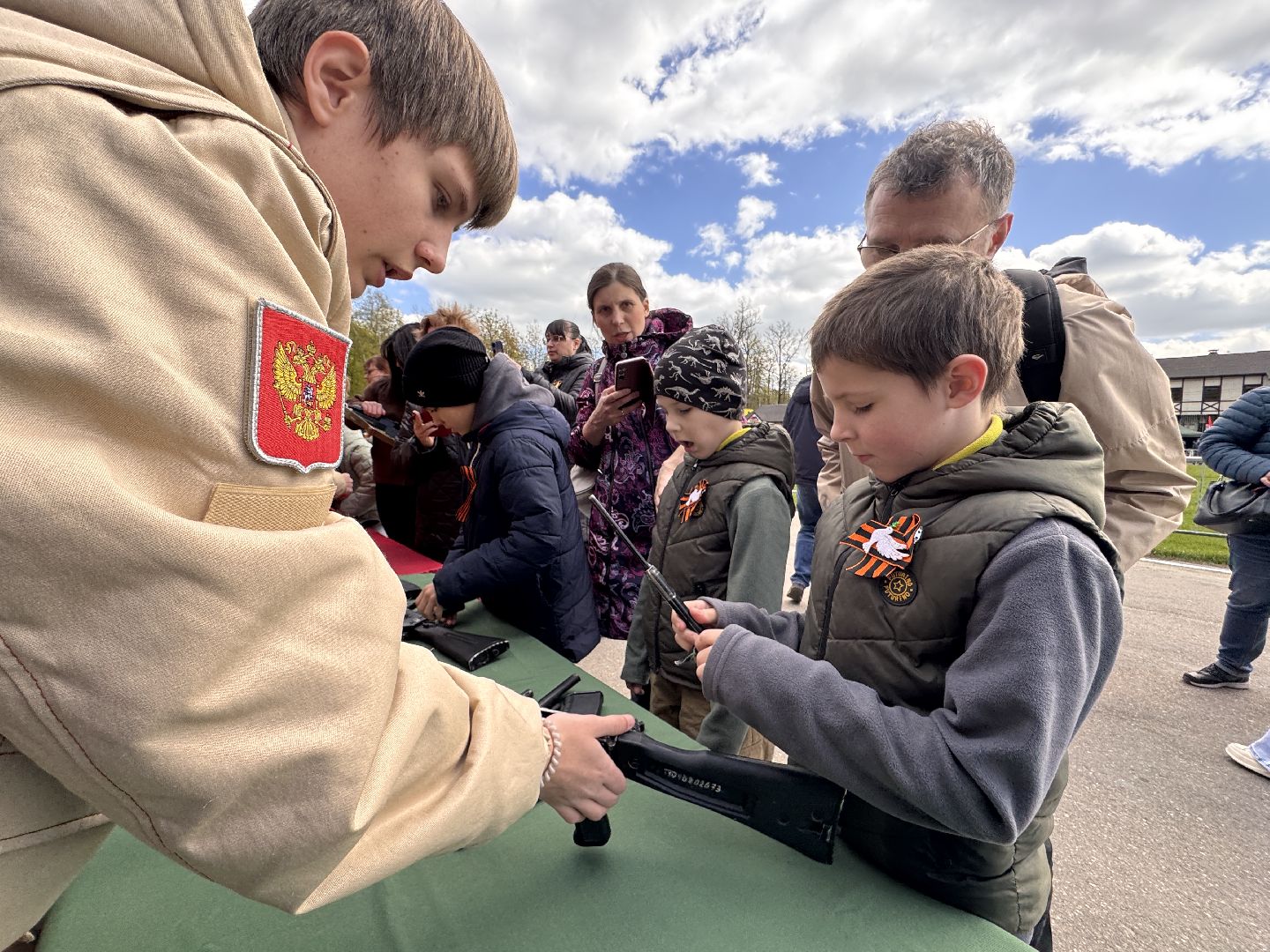 одинцовский парк культуры спорта и отдыха, День Победы в Одинцово, 9 мая, Юнармия,