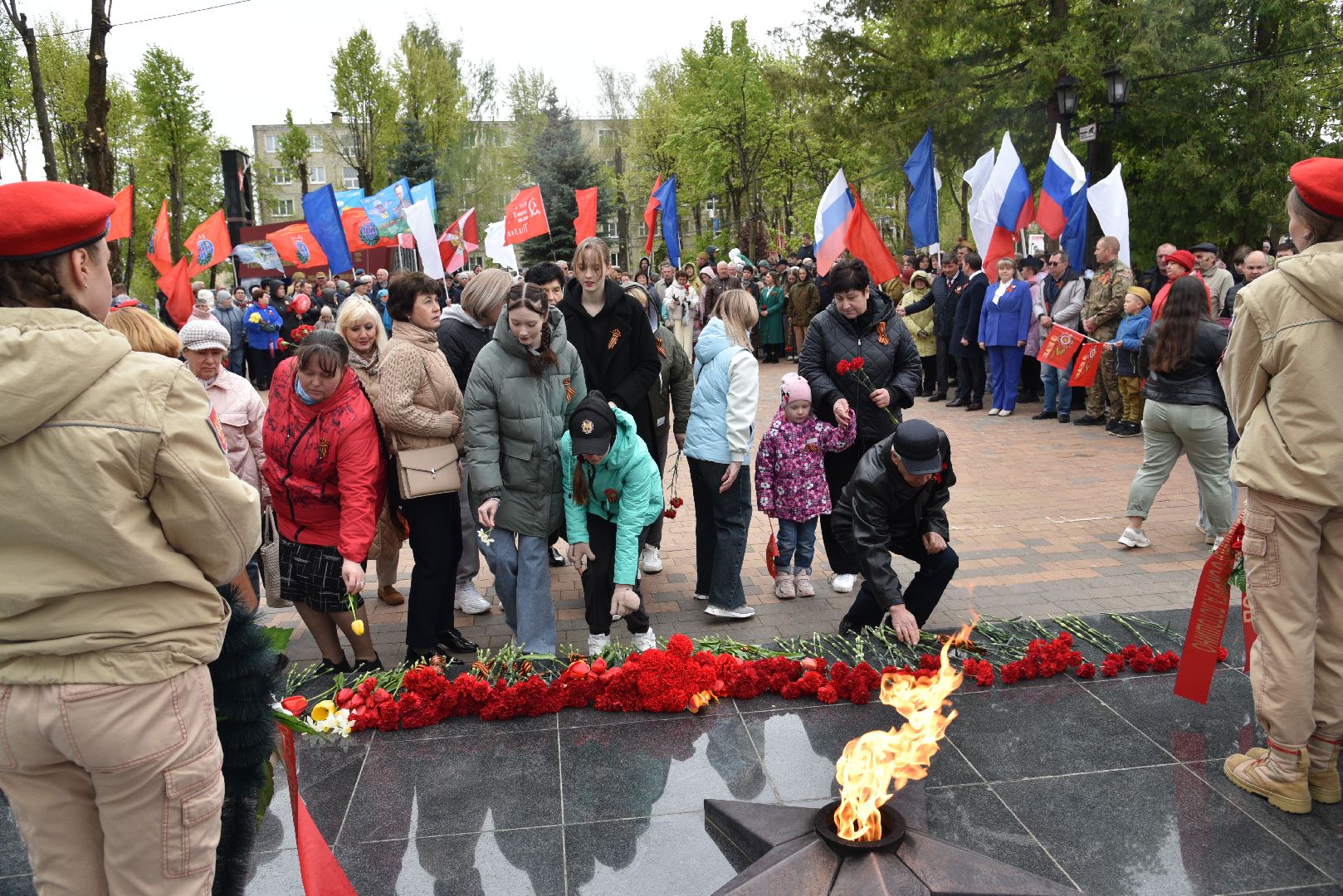 лотошино, день победы, праздник, митинг,