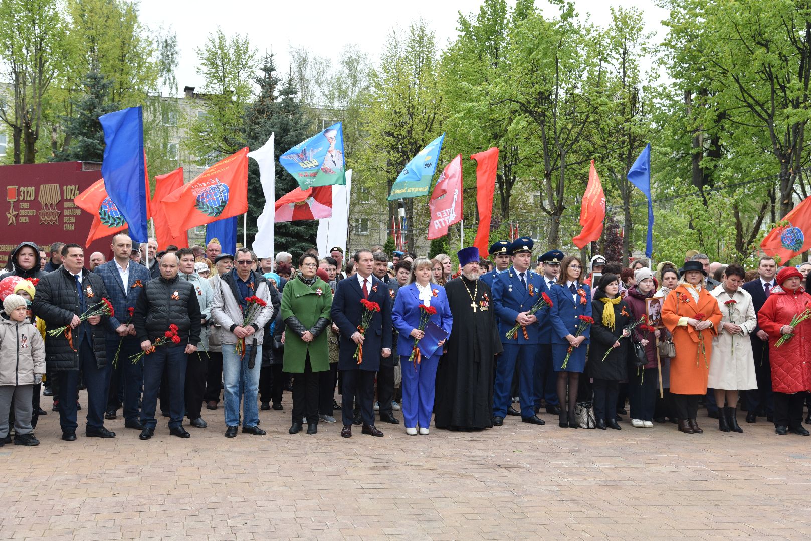 лотошино, день победы, праздник, митинг,