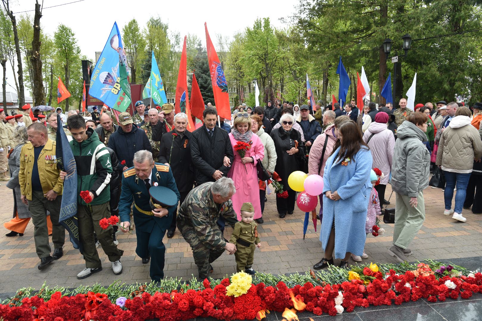 лотошино, день победы, праздник, митинг,
