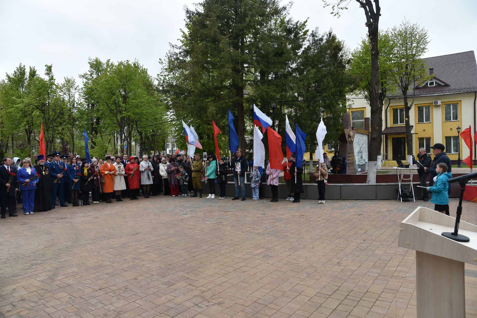 лотошино, день победы, праздник, митинг,