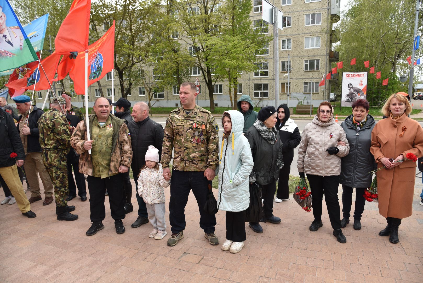 лотошино, день победы, праздник, митинг,