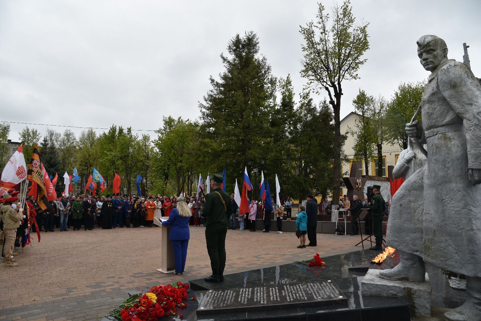 лотошино, день победы, праздник, митинг,