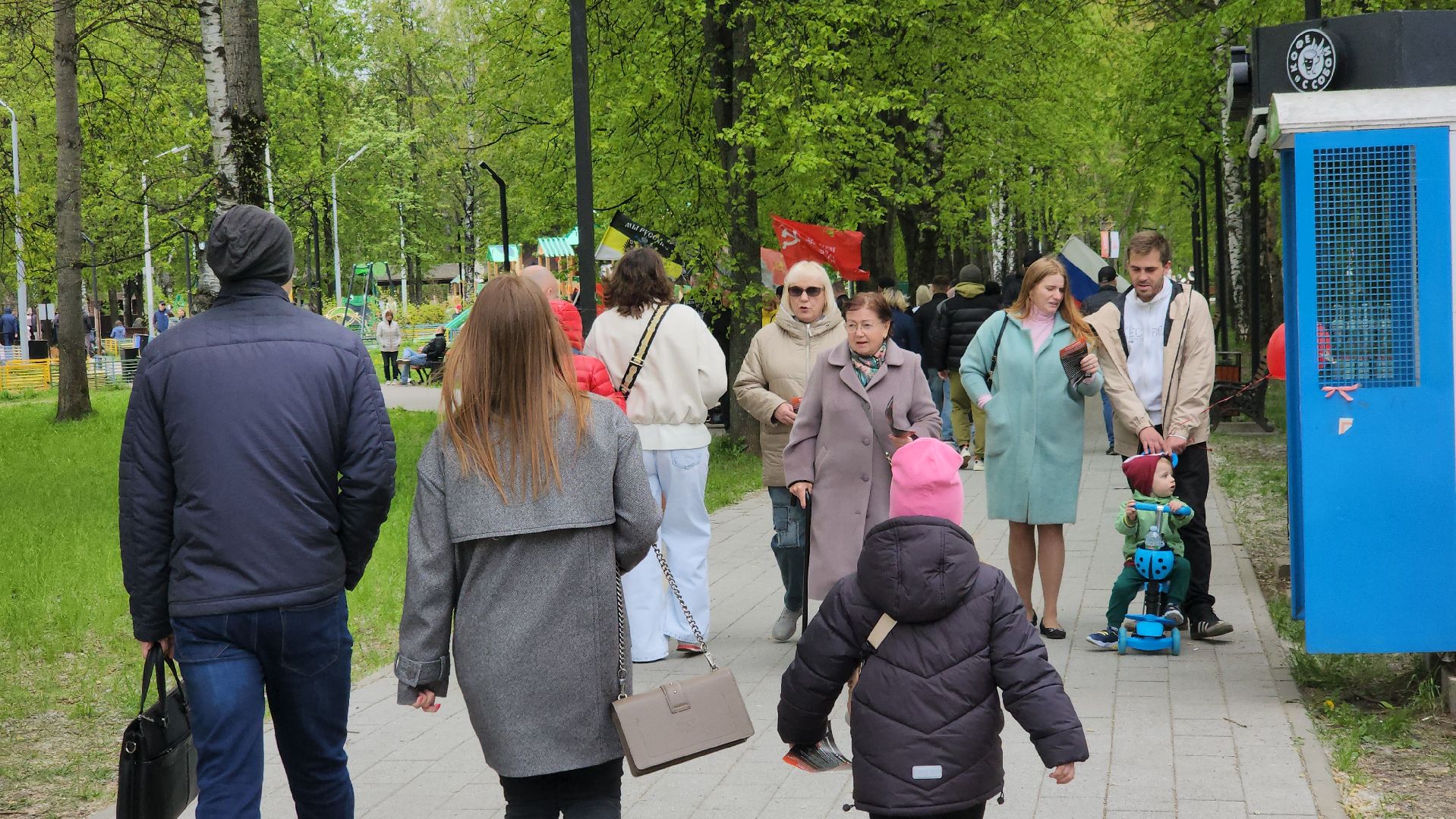 долгопрудный, центральный парк, мастер-классы, дети, день победы, георгиевская лента,