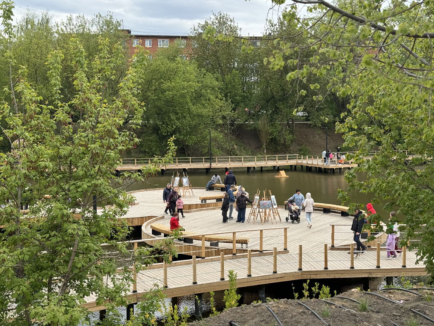 тарычевский пруд, ленинский округ, день победы, 80 - летие победы, открытие парка,