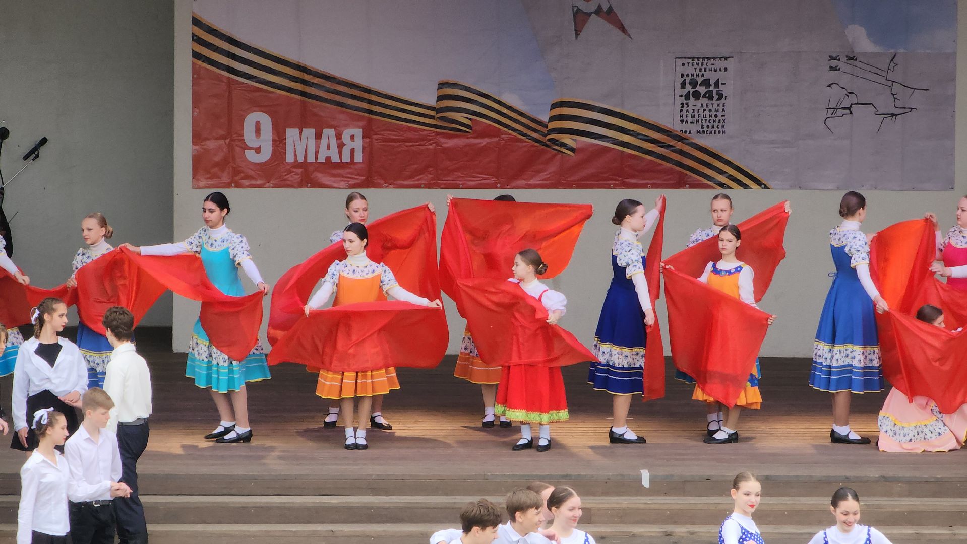 Театрализованный спектакль , 80-летие Победы , Лобня,день победы 2025,