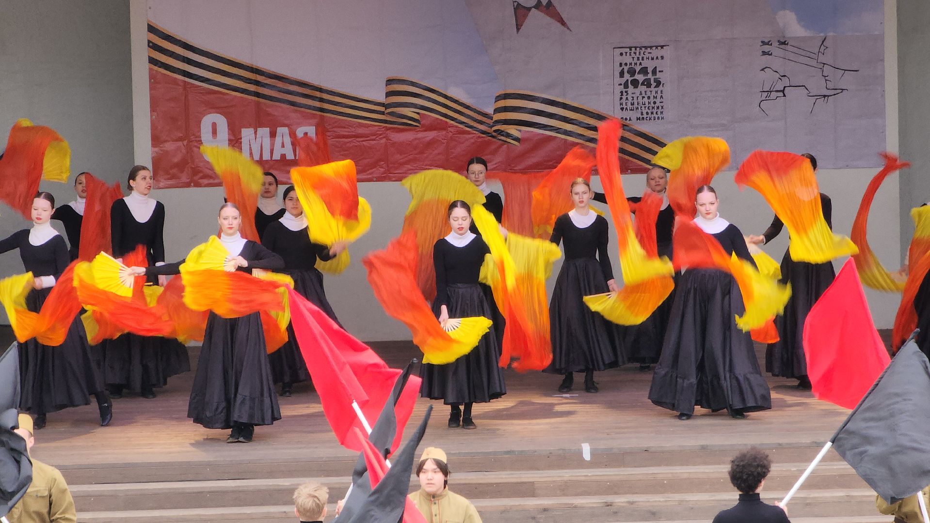 Театрализованный спектакль , 80-летие Победы , Лобня,день победы 2025,