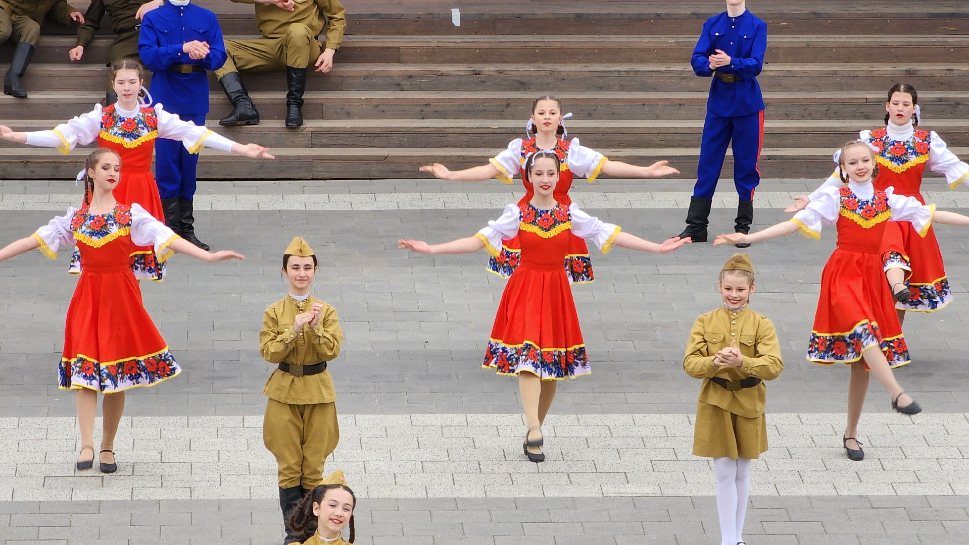 Театрализованный спектакль , 80-летие Победы , Лобня,день победы 2025,