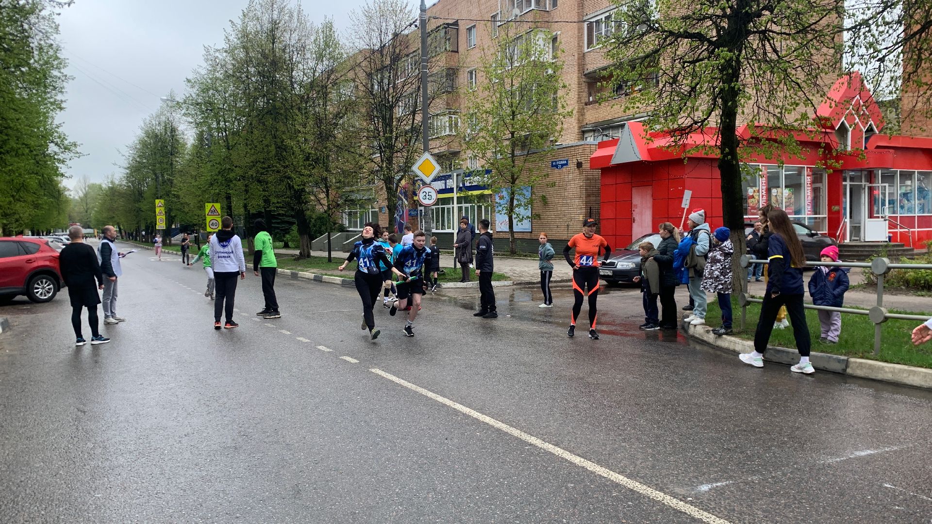 Ступино, эстафета, 1 мая