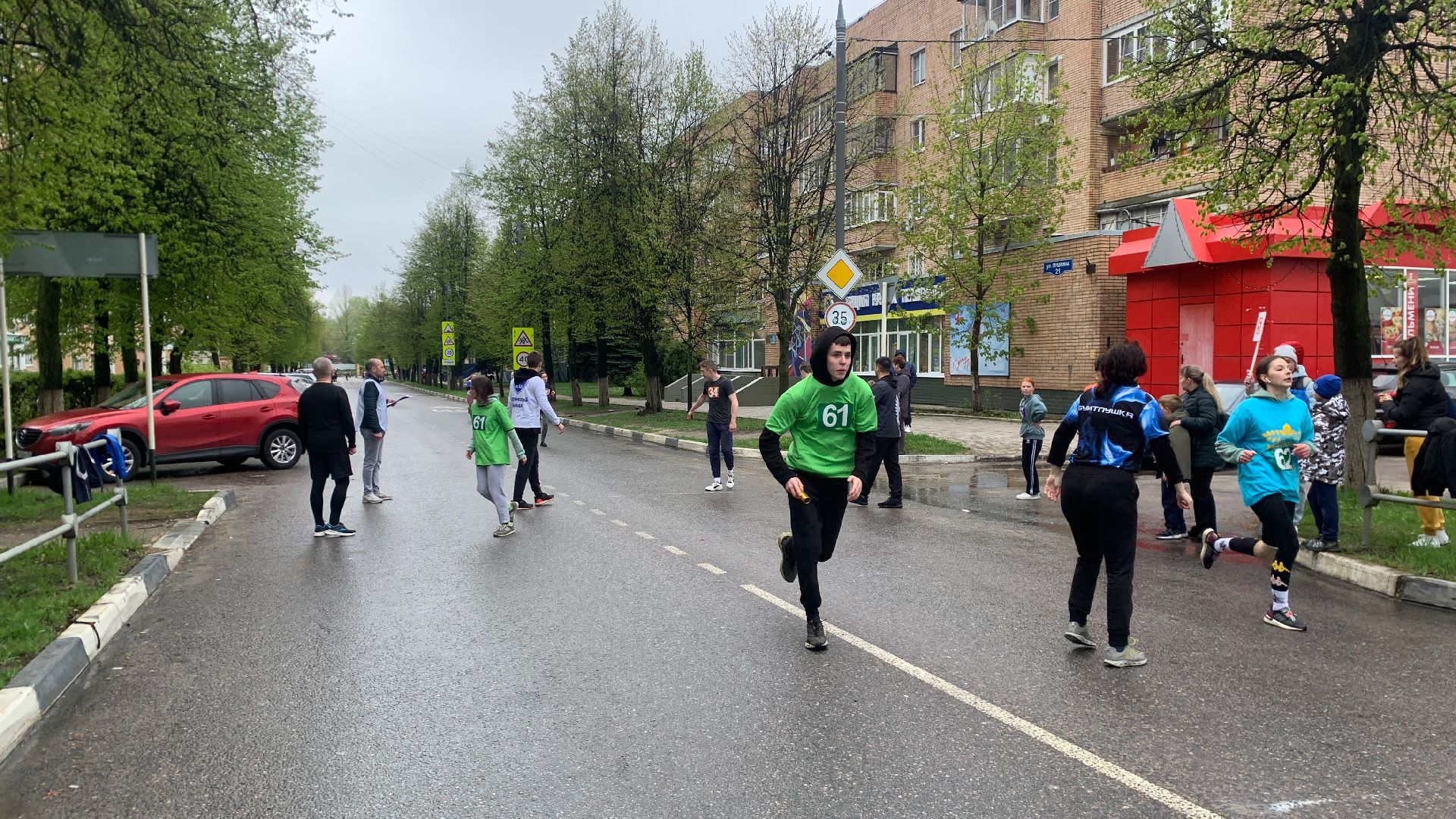 Ступино, эстафета, 1 мая