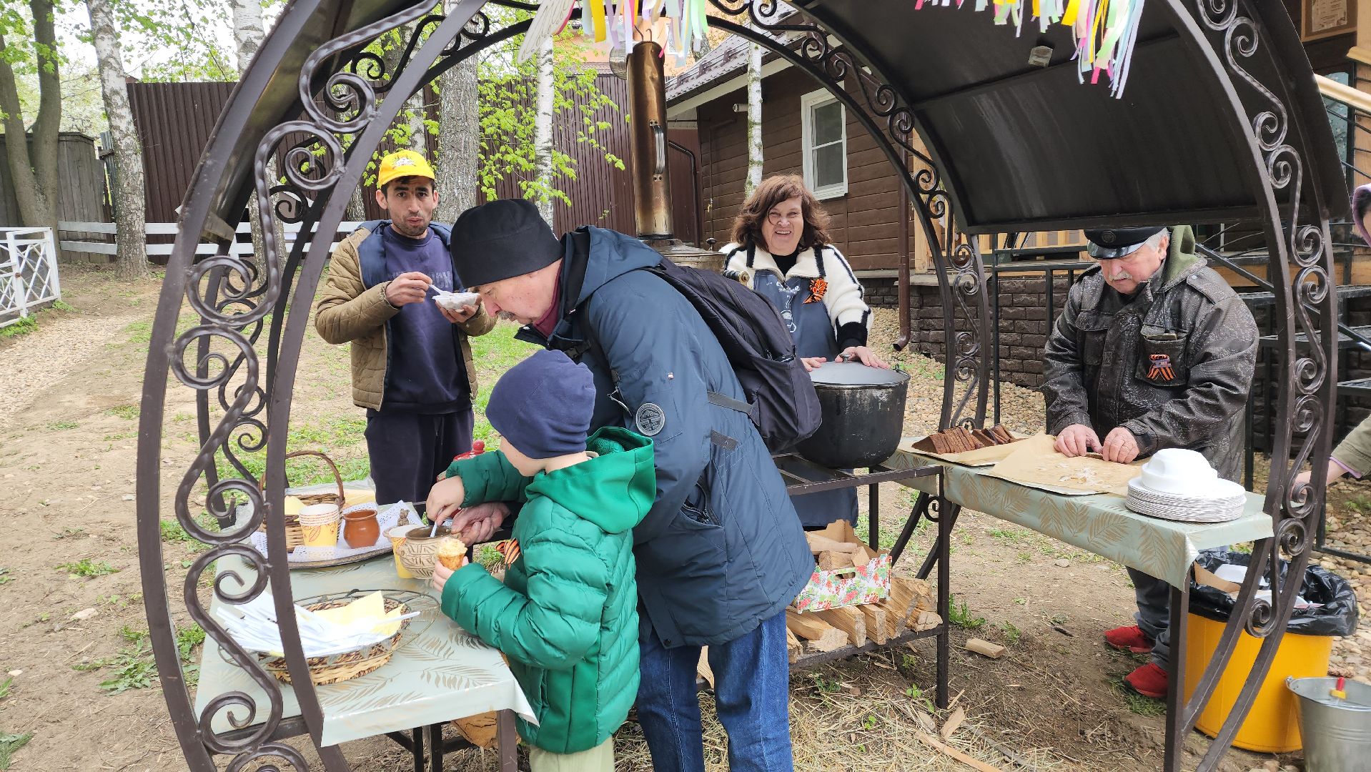 пушкино, экопарк, солдатская каша, день победы, полевая кухня, жители,вертикалки,