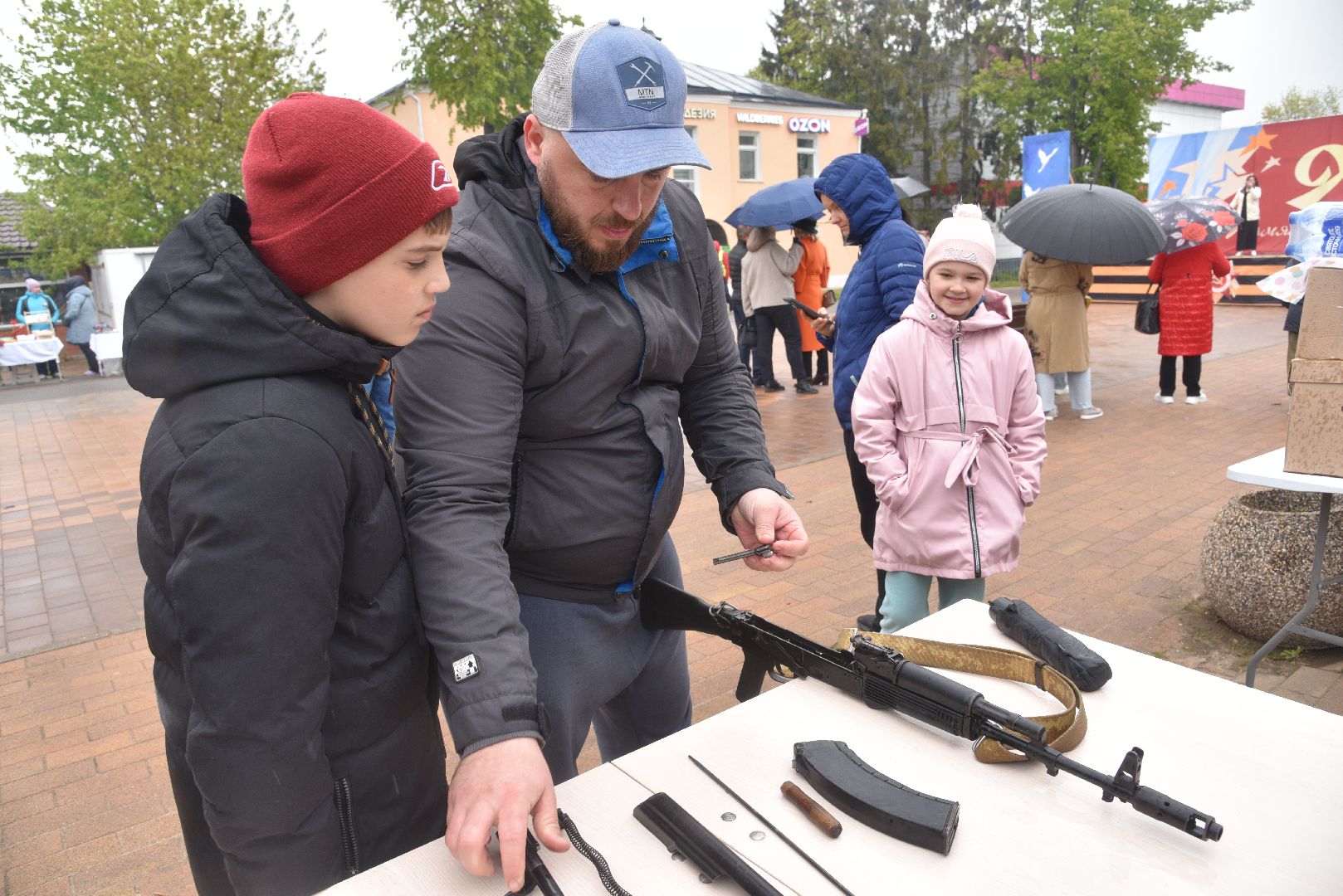 лотошино, день победы, мастер-класс, сборка автомата,