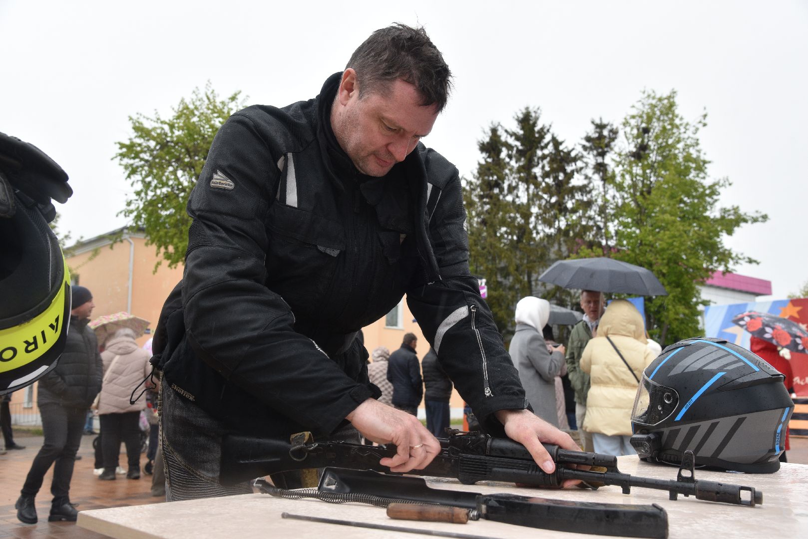 лотошино, день победы, мастер-класс, сборка автомата,