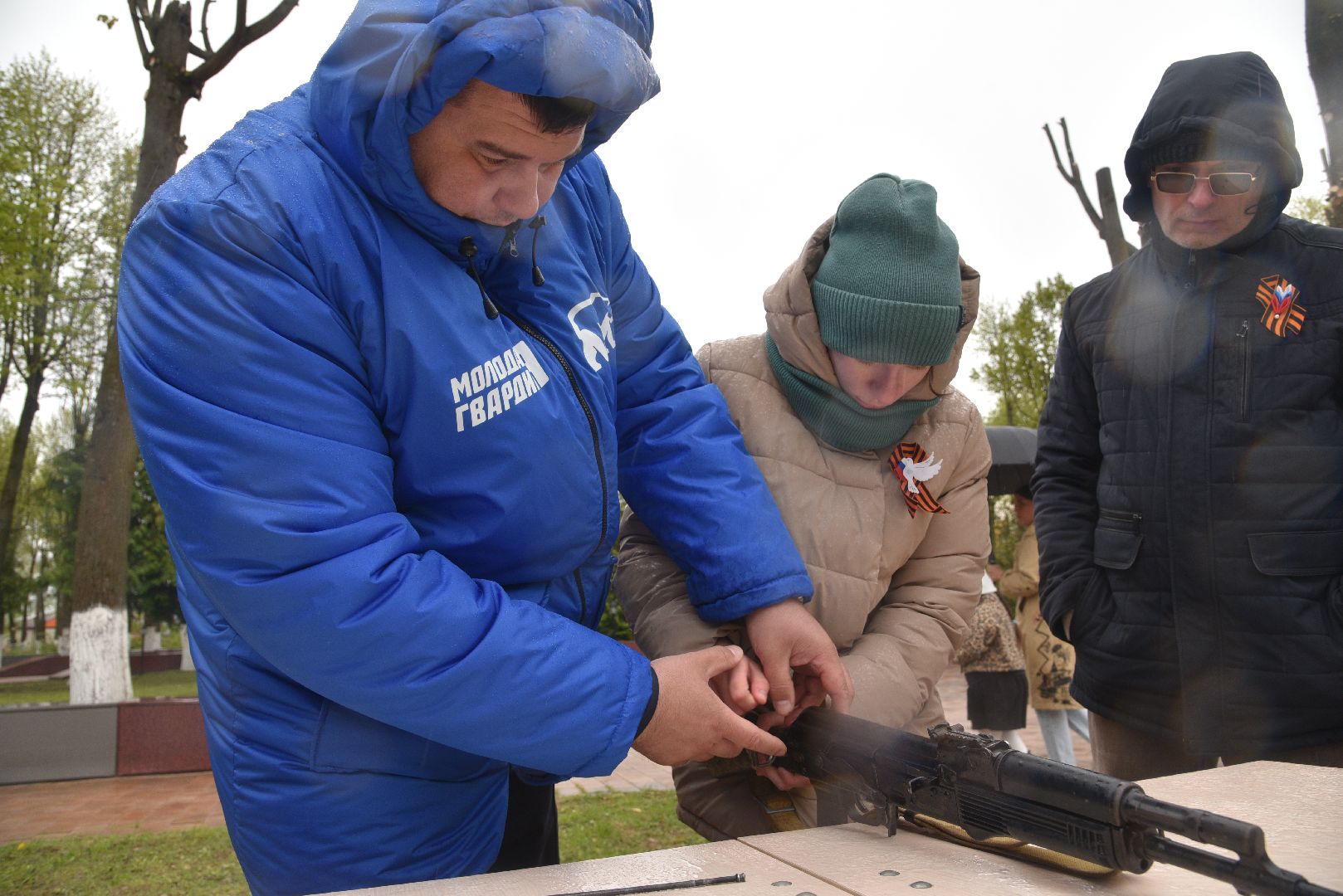 лотошино, день победы, мастер-класс, сборка автомата,