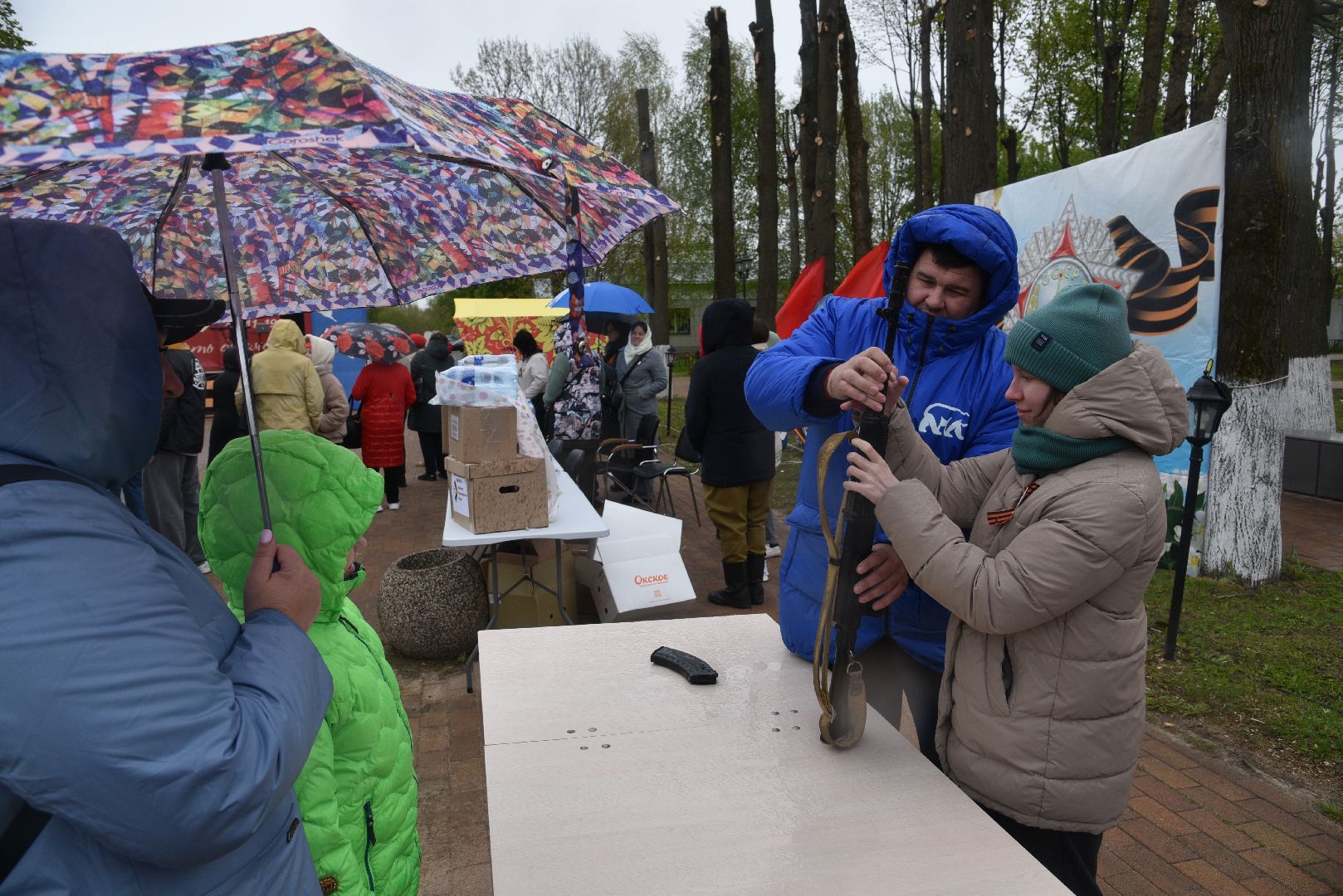 лотошино, день победы, мастер-класс, сборка автомата,