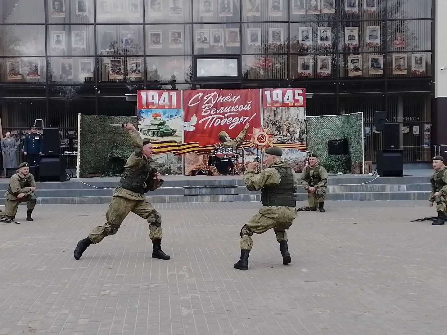 рукопашный армейский бой, городской округ восход, показательное выступление , кдц, день победы 2025,