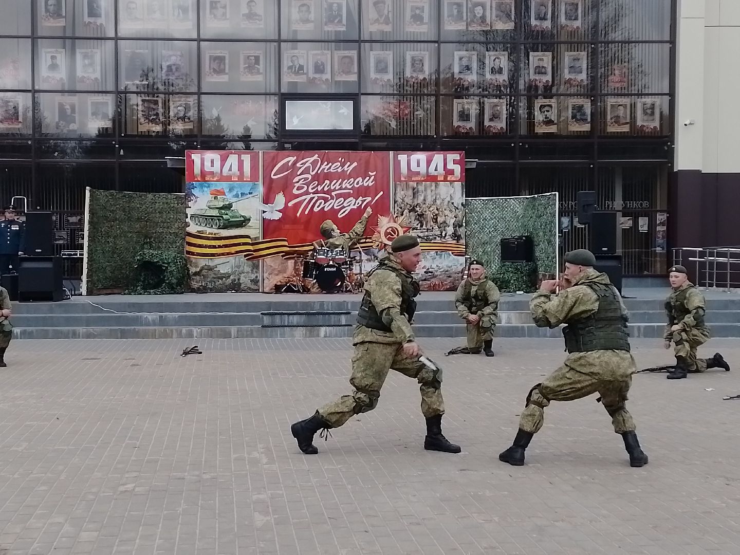 рукопашный армейский бой, городской округ восход, показательное выступление , кдц, день победы 2025,