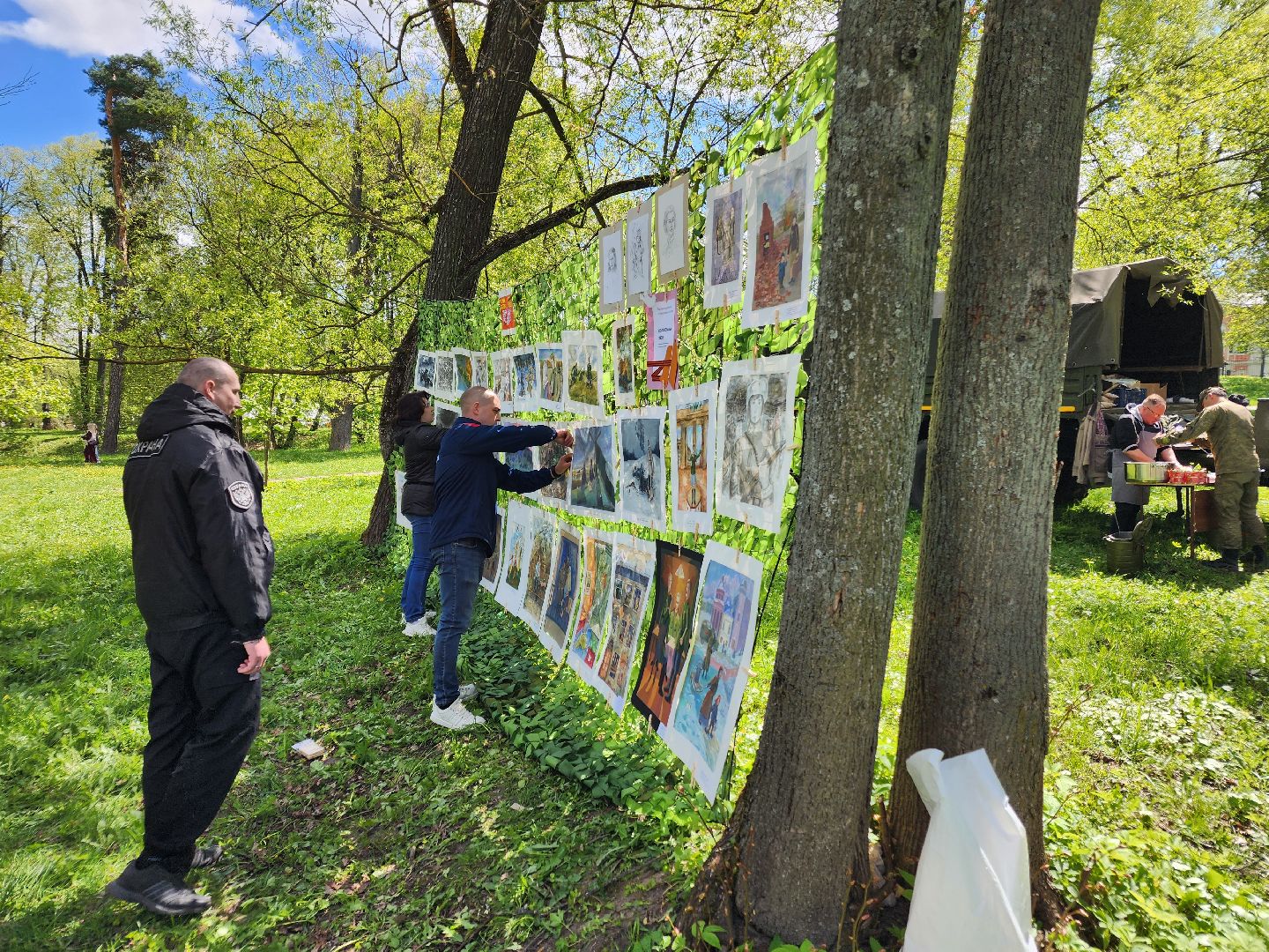 Чехов, городской парк, праздничная программа, культурно-массовые мероприятия, анимация, конкурсы, игры, песни и танцы, чтение стихов, концерт, мастер-классы, полевая кухня, фотозоны, День Победы,
