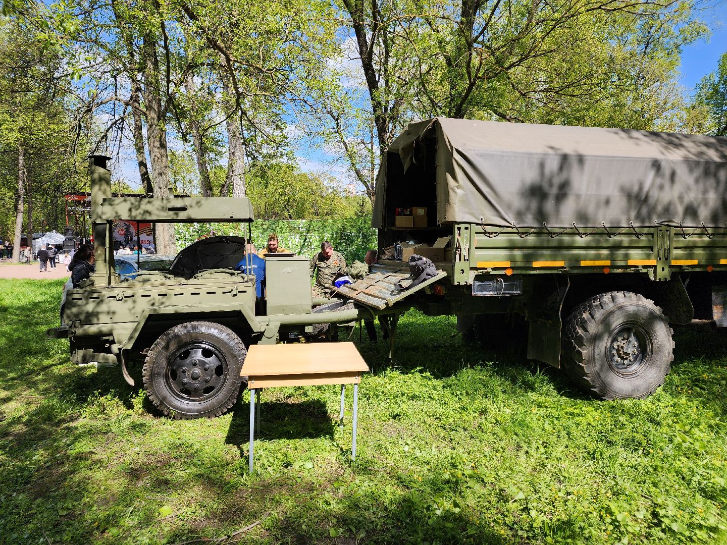 Чехов, городской парк, праздничная программа, культурно-массовые мероприятия, анимация, конкурсы, игры, песни и танцы, чтение стихов, концерт, мастер-классы, полевая кухня, фотозоны, День Победы,