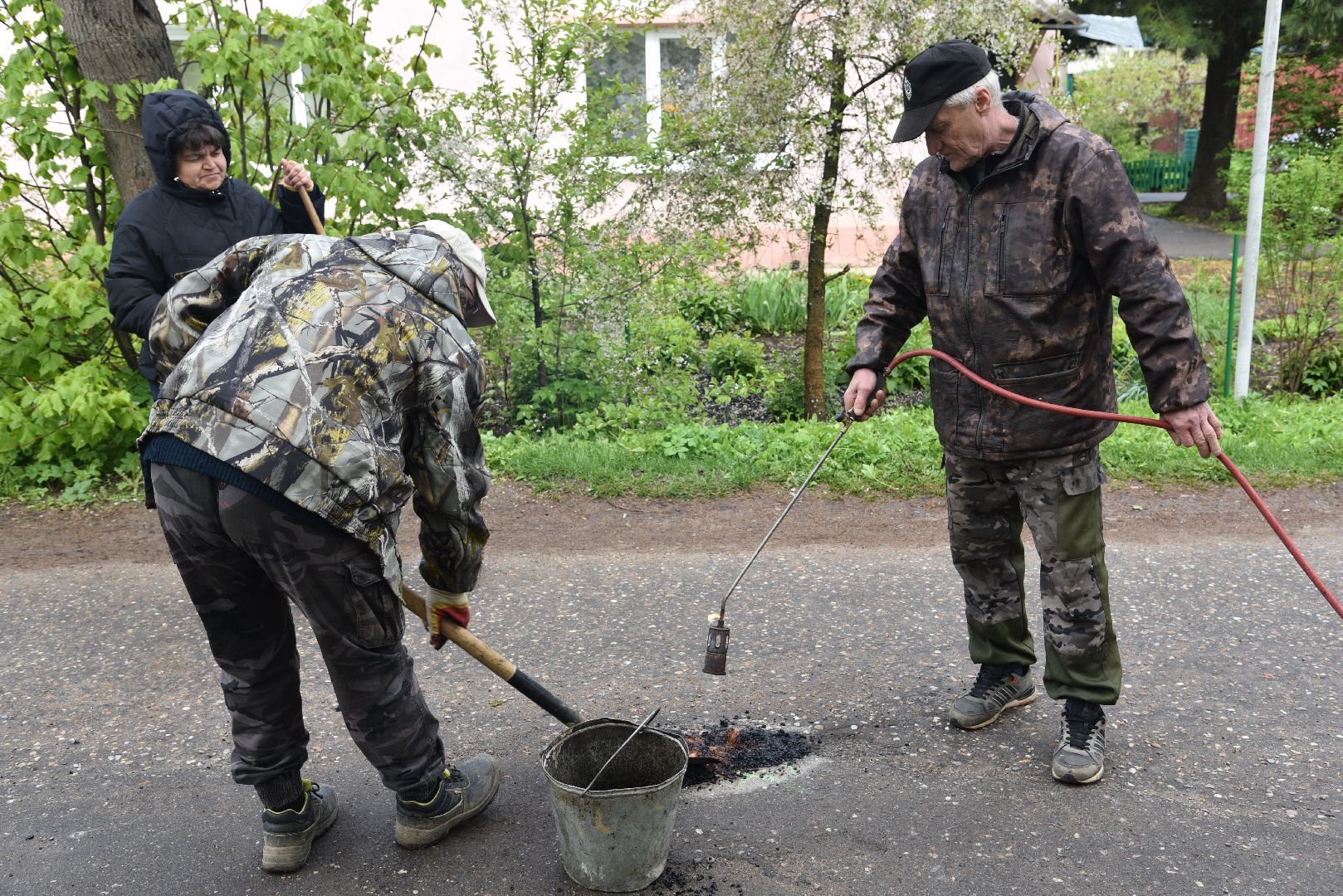 лотошино, добродел, благоустройство, ямочный ремонт,