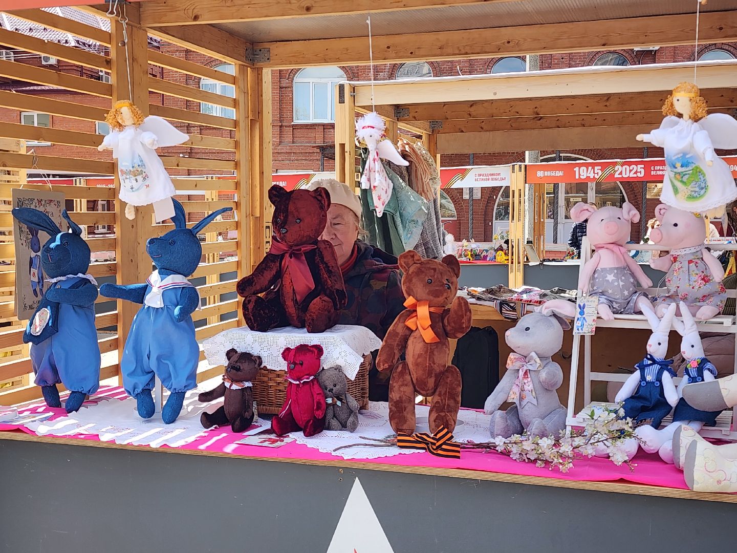 сергиев посад, 9 мая, 80-летие победы, ярмарка мастеров,