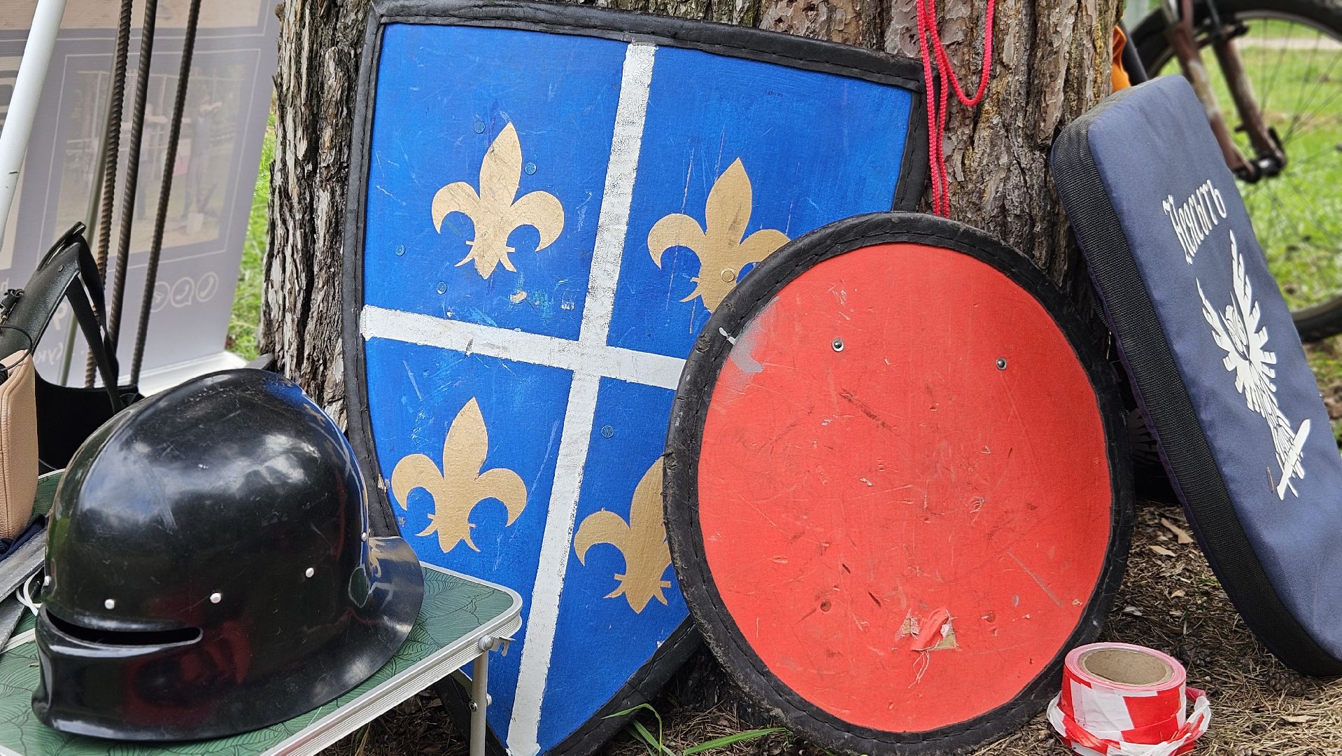 бой на мечах, стрельба из лука, жуковский, парк, 9 мая,