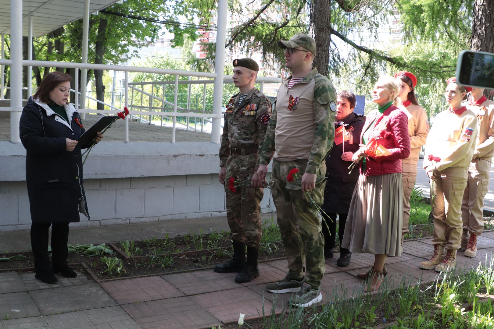 лыткарино, общество, патриотизм, звезда израненная, день победы, мемориальные доски, возложение цветов,