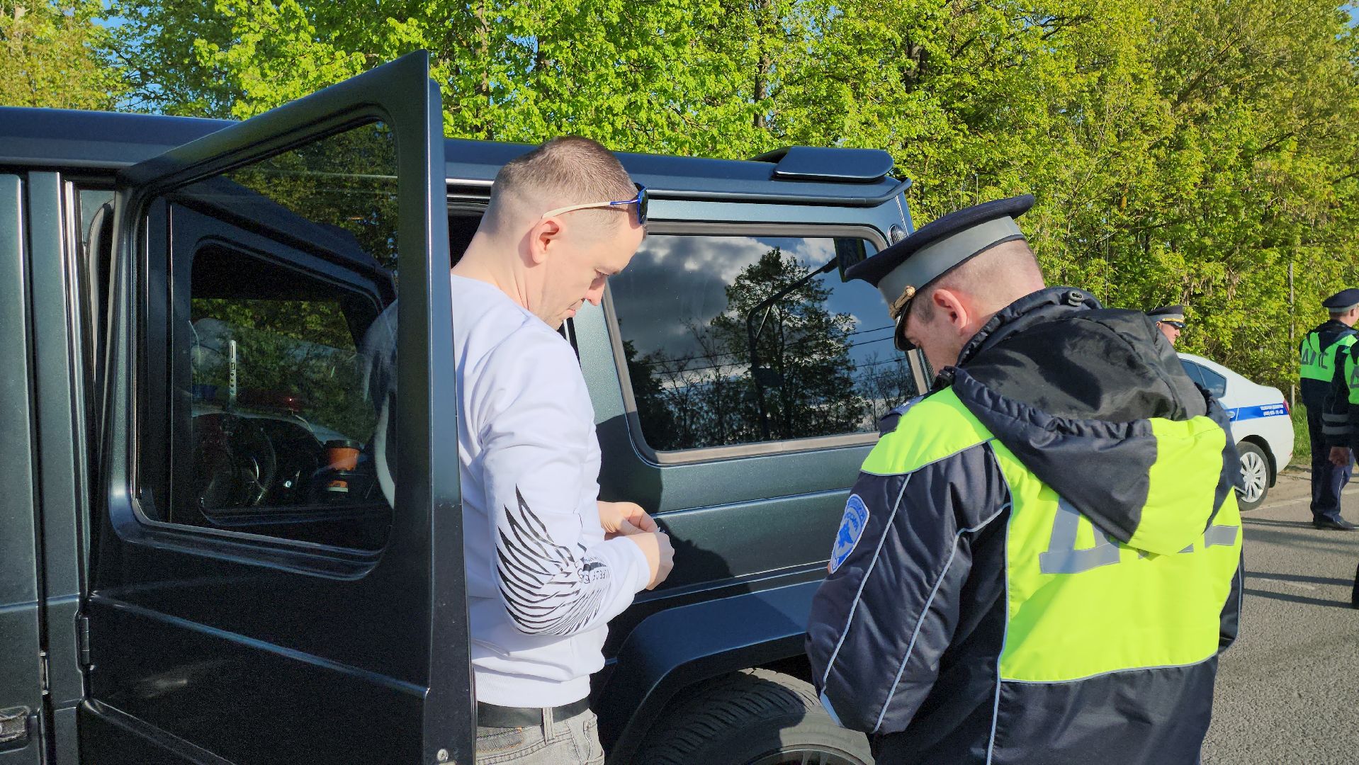 кашира, 9 мая, день победы, транспорт, госавтоинспекция, дпс, рейд нетрезвый водитель,