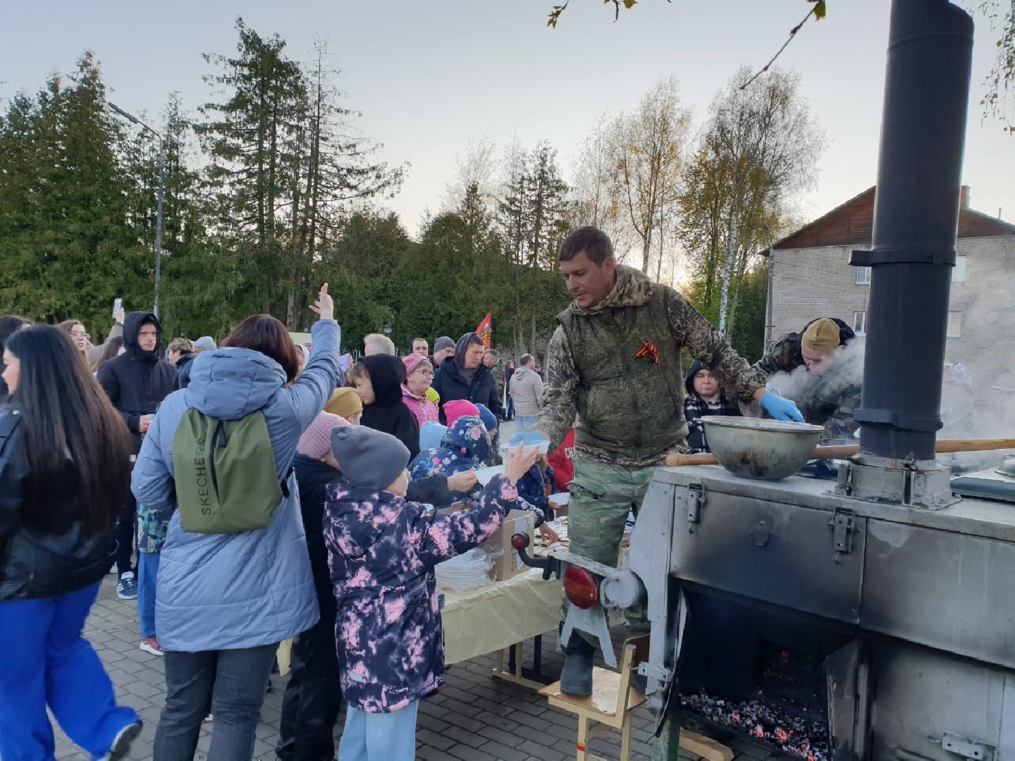 9 мая, полевая кухня,  городской округ восход, полевая каша,