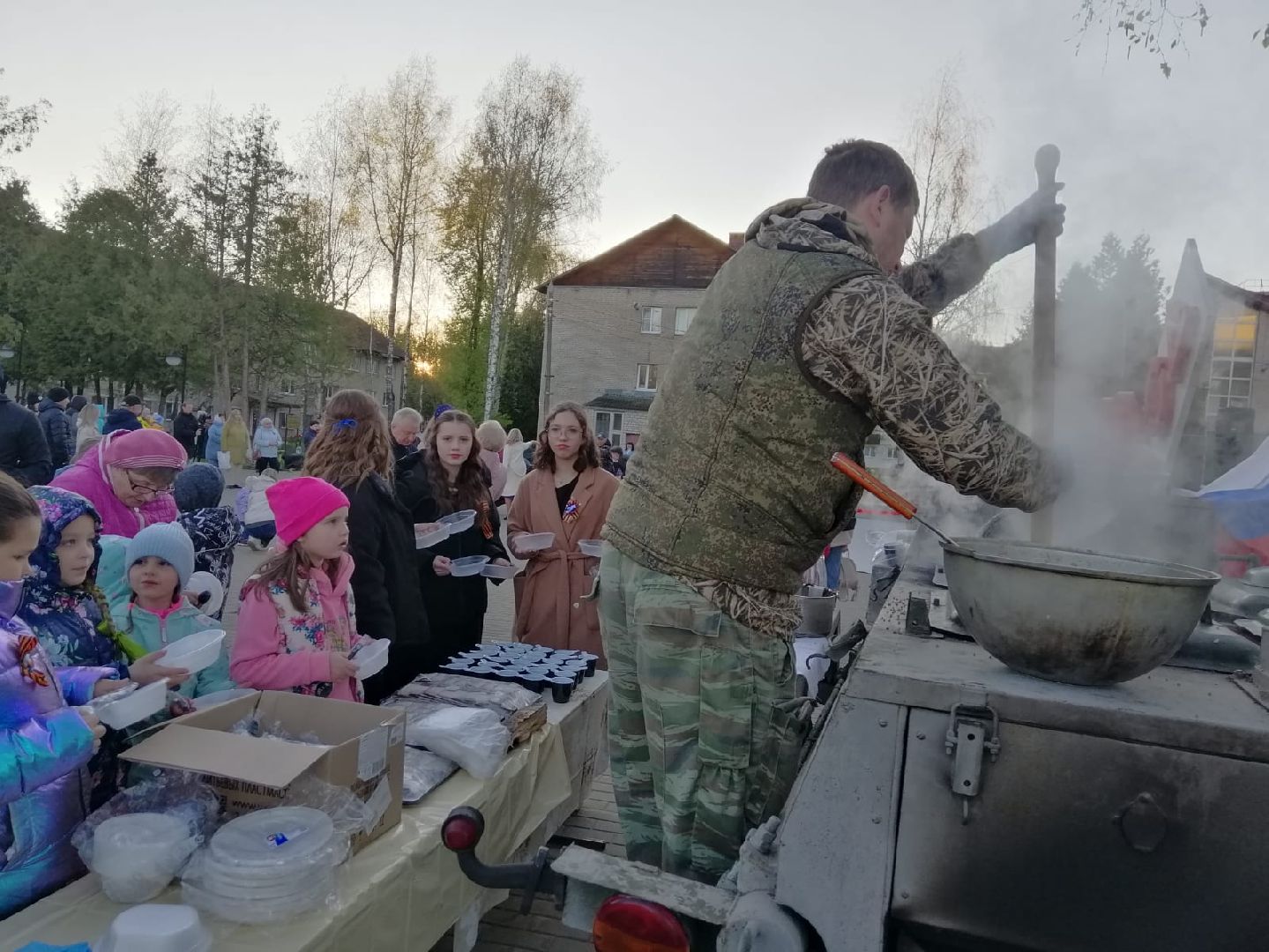 9 мая, полевая кухня,  городской округ восход, полевая каша,
