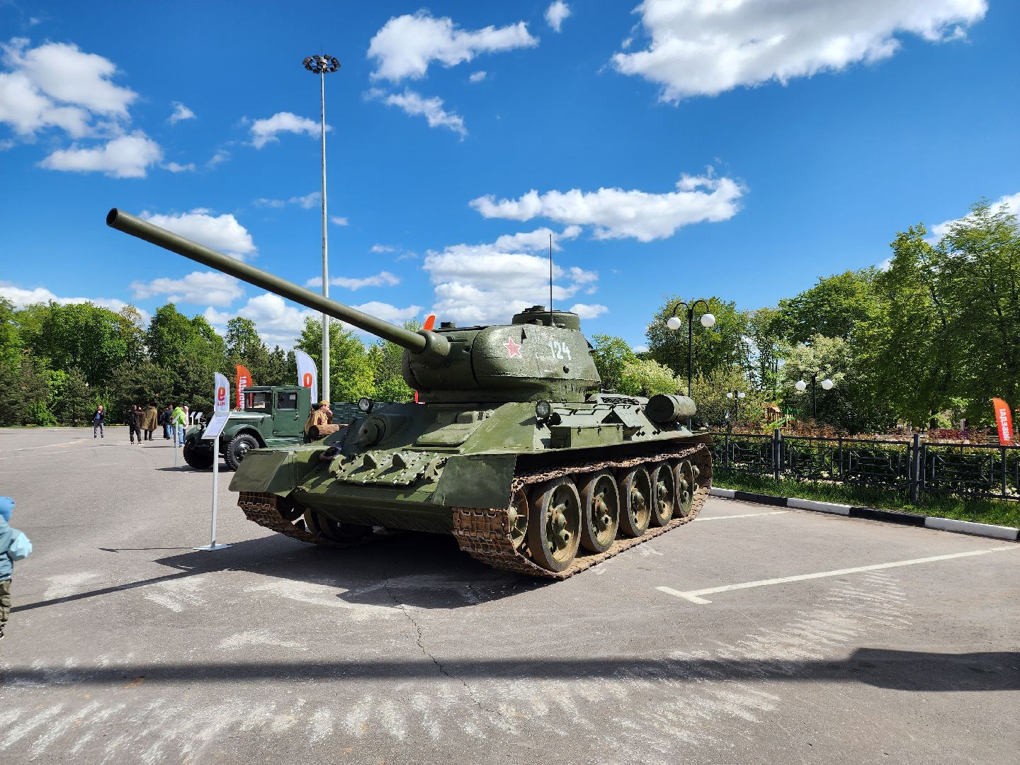 День Победы, Выставка, военная техника,