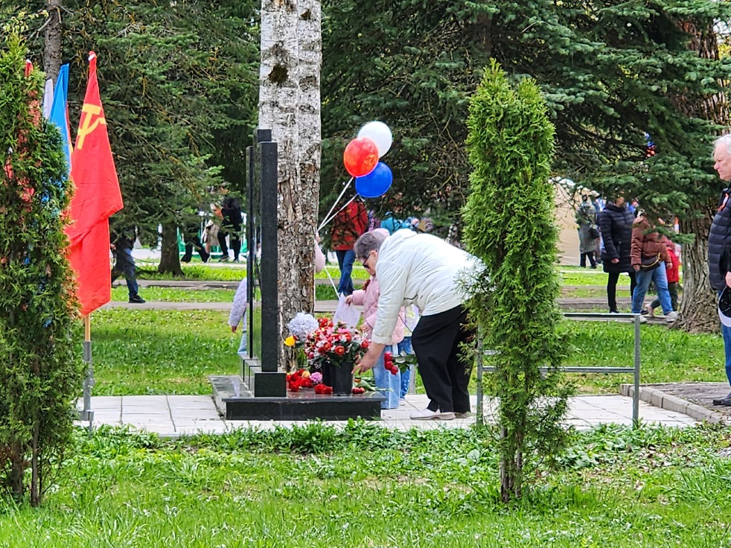 сергиев посад, сергиево-посадский городской округ, хотьково, скитские пруды, парк победы, 9 мая, 80-летие победы,