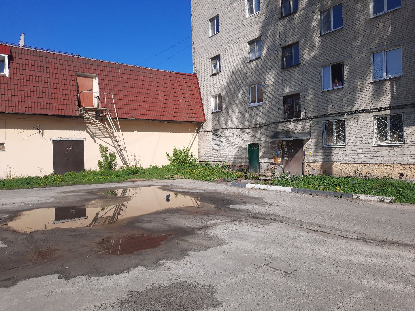 ЧП, подтопление подъездов, Шатура