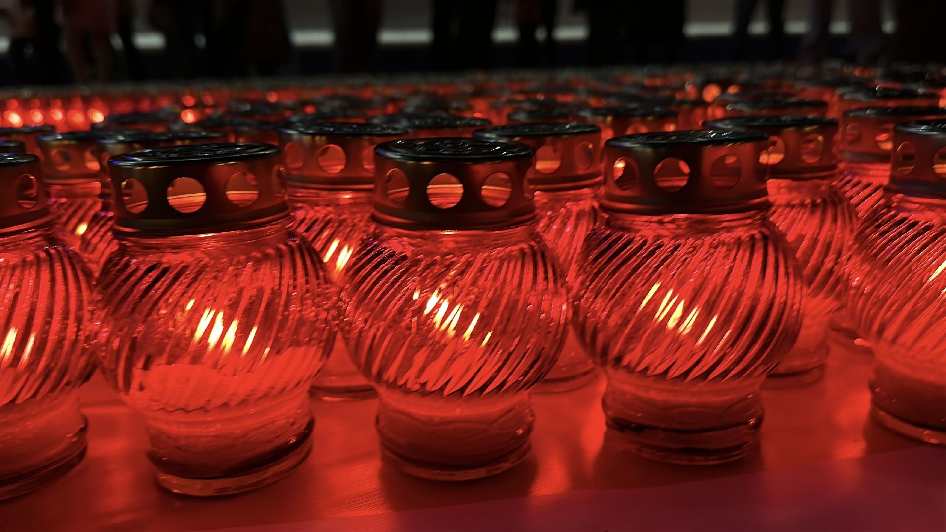 клин, день победы, огни победы, родина мать из свечей,