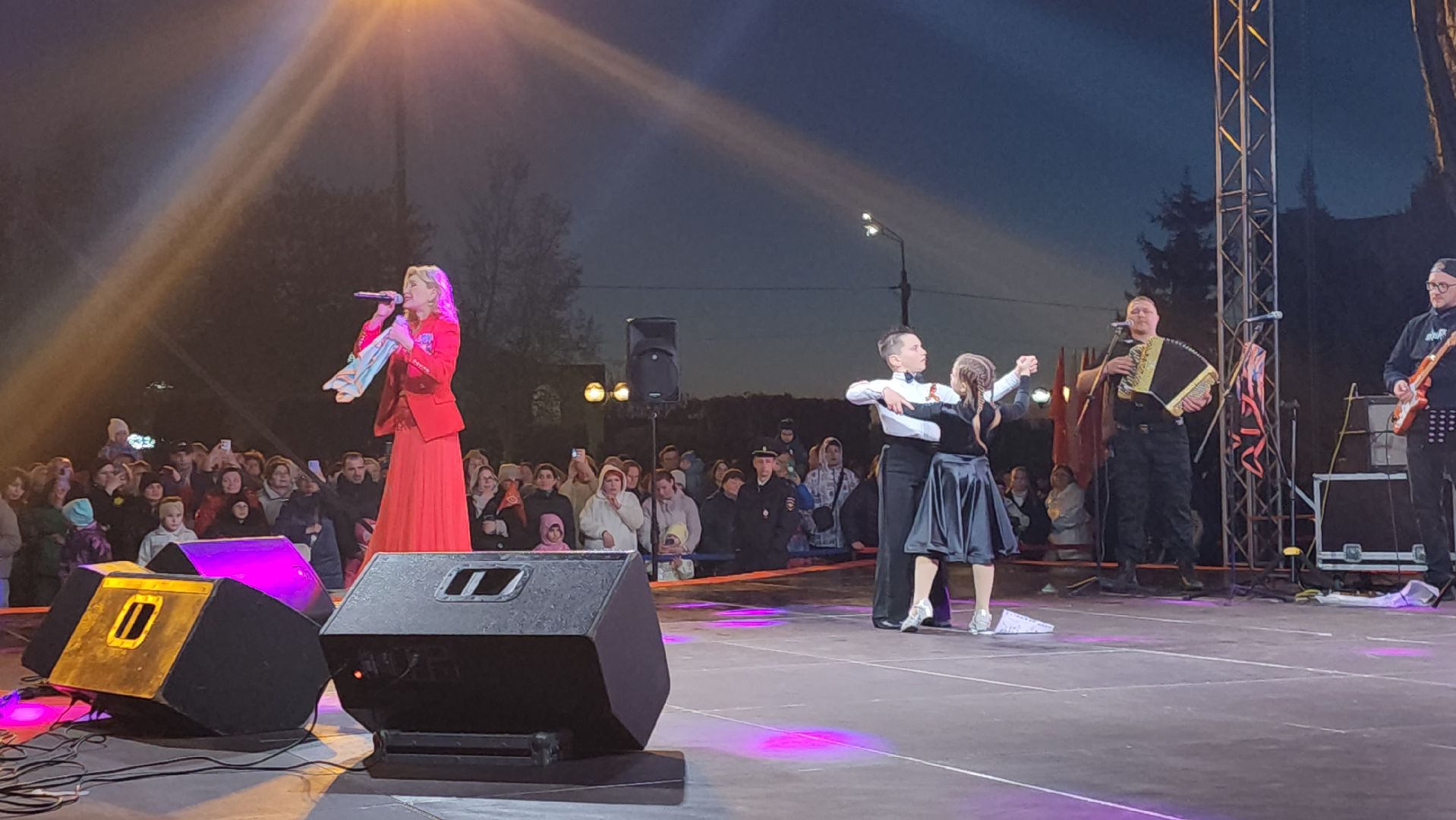 День Победы, Истра, Концерт, Виктория Цыганова,