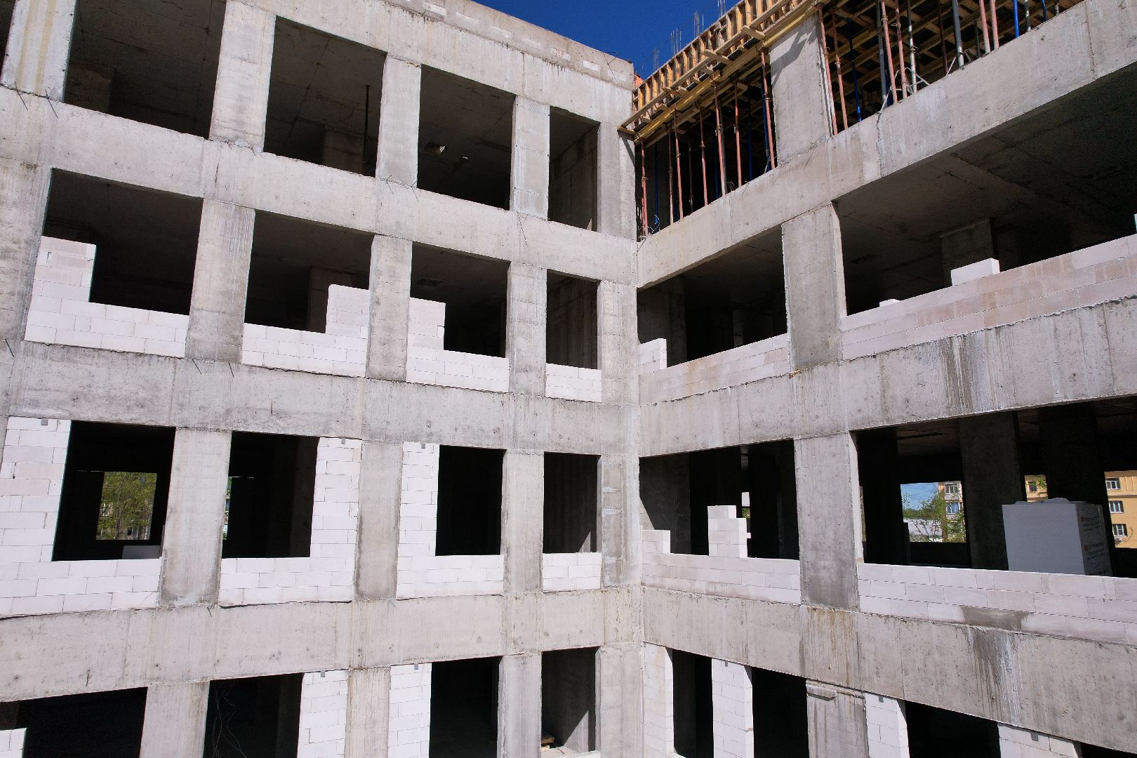 видео с коптера, поликлиника в королеве, медицина в королеве,