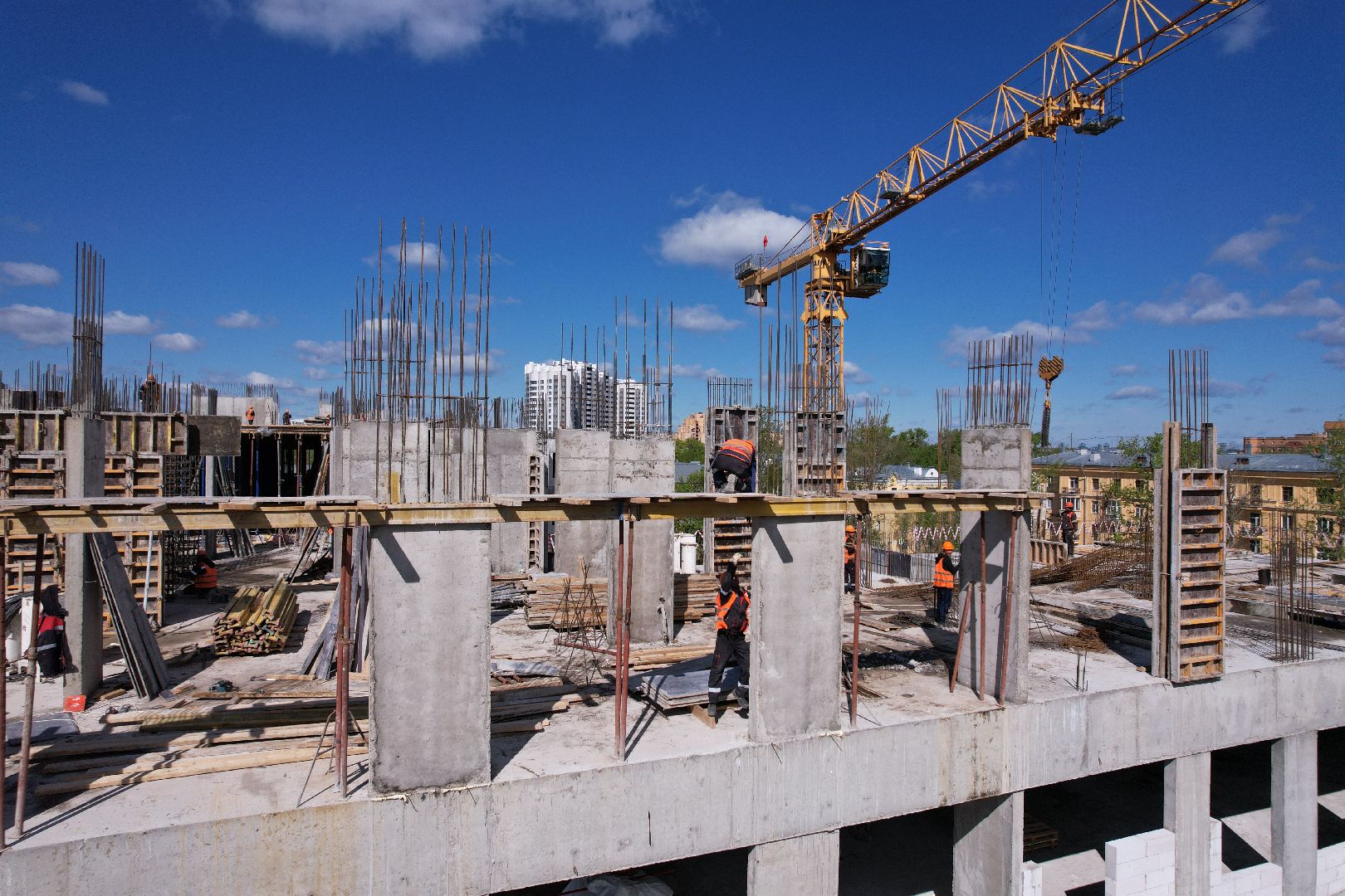 видео с коптера, поликлиника в королеве, медицина в королеве,