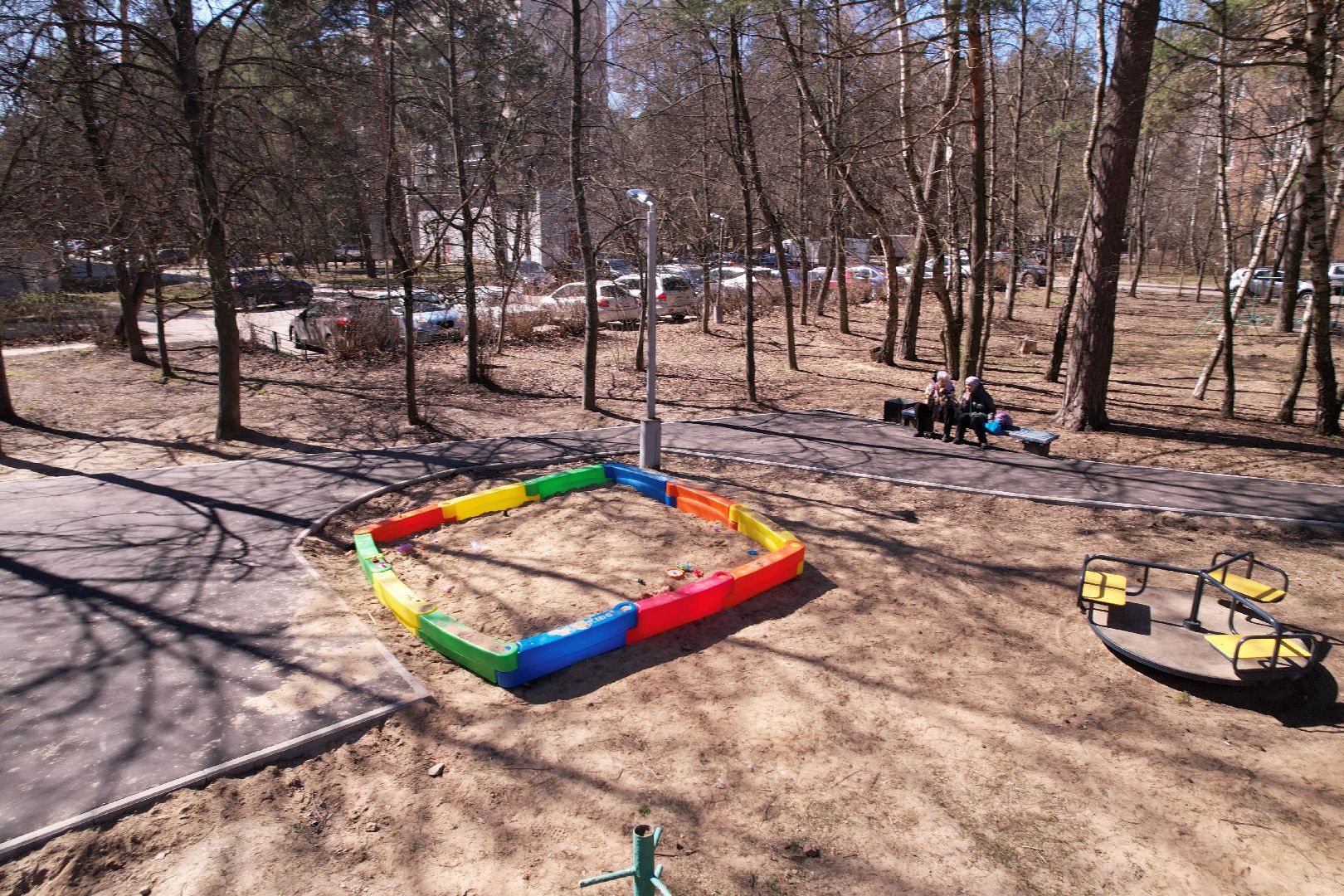 видео с коптера, озеленение улицы в протвине, благоустройство пешеходных дорожек в протвине,