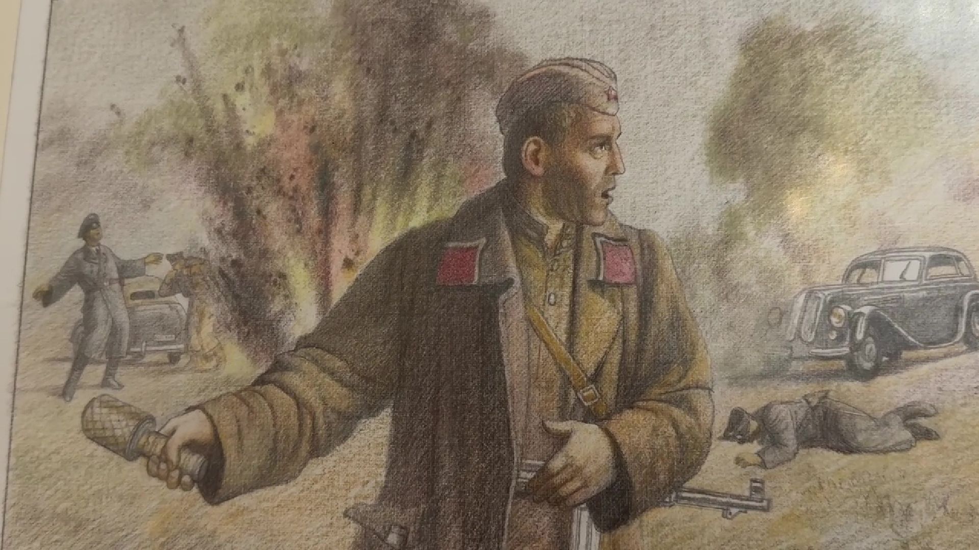 реутов, культура, выставка, вов, картины, карандаш,