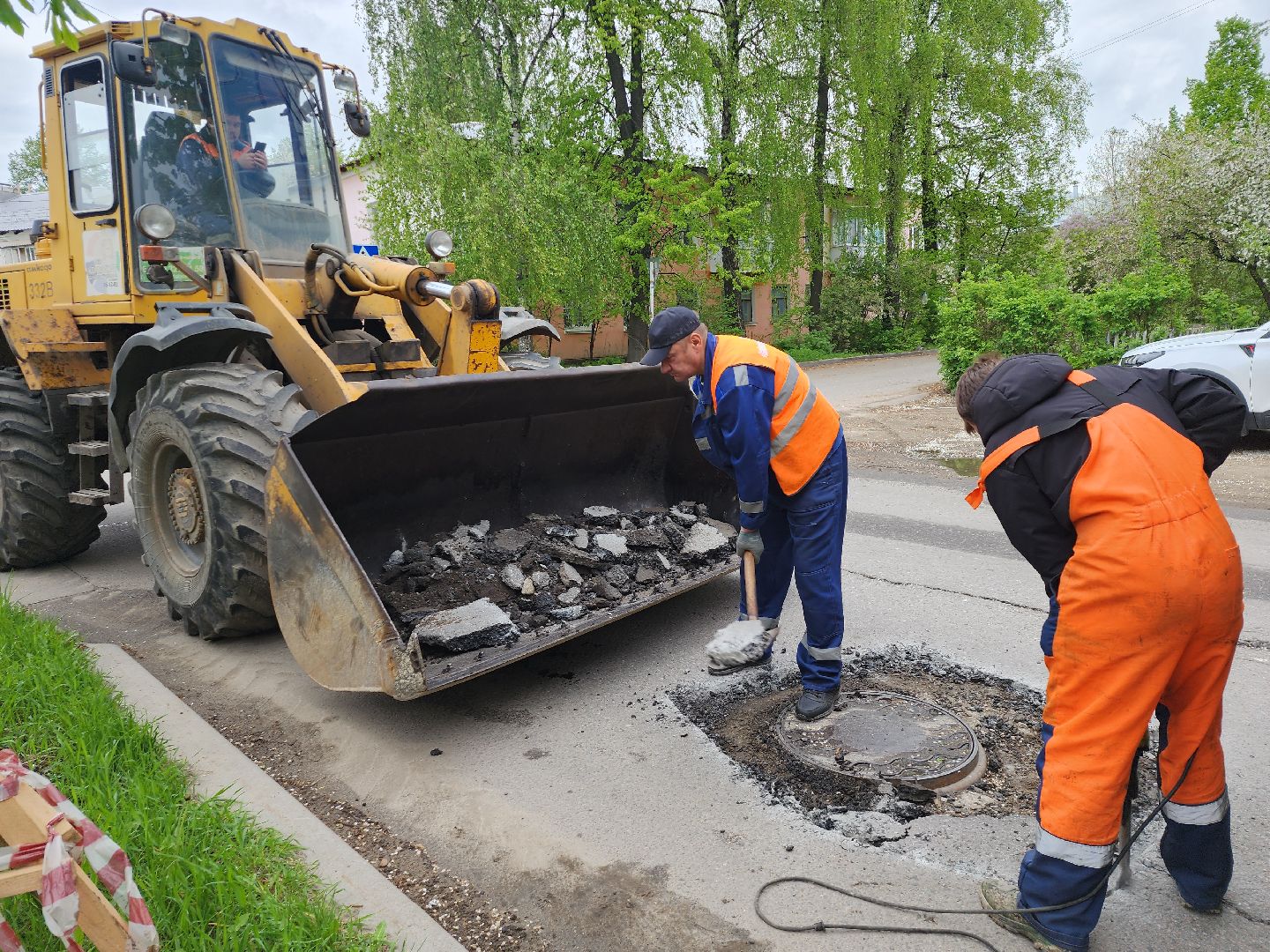 серпухов, подмосковье, ямочный ремонт,