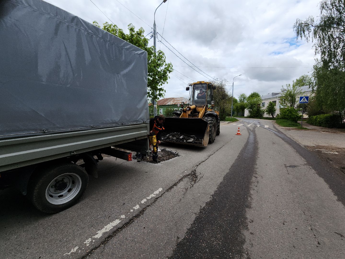 серпухов, подмосковье, ямочный ремонт,