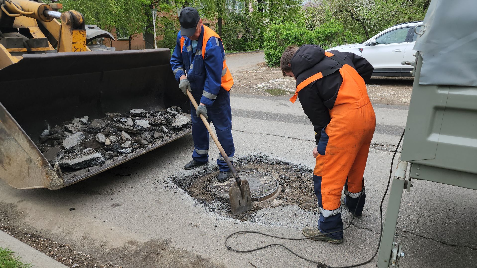 серпухов, подмосковье, ямочный ремонт,
